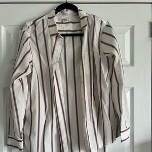 Madewell Striped Collared Shirt